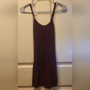 Areopostale Maroon Spaghetti Strap Dress